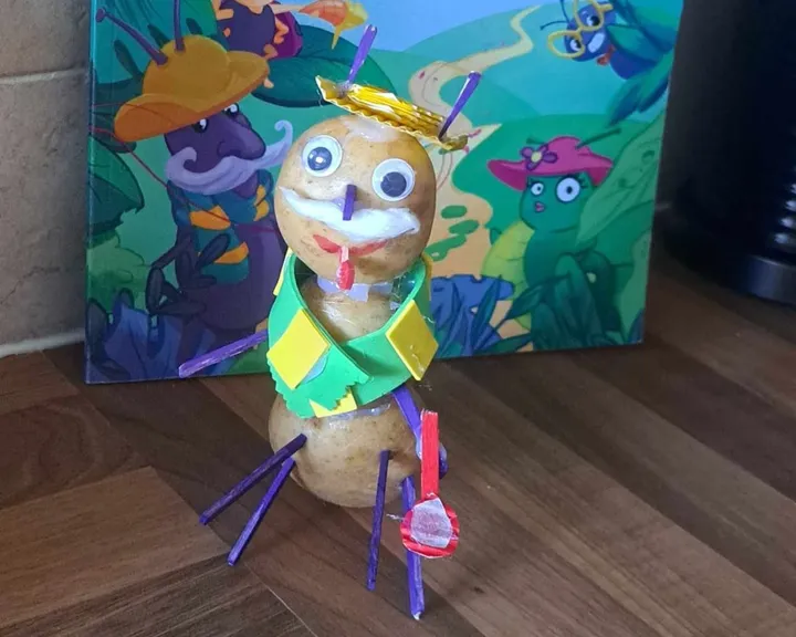 "Potato" Earwig by 6yo Tommy Fennell!